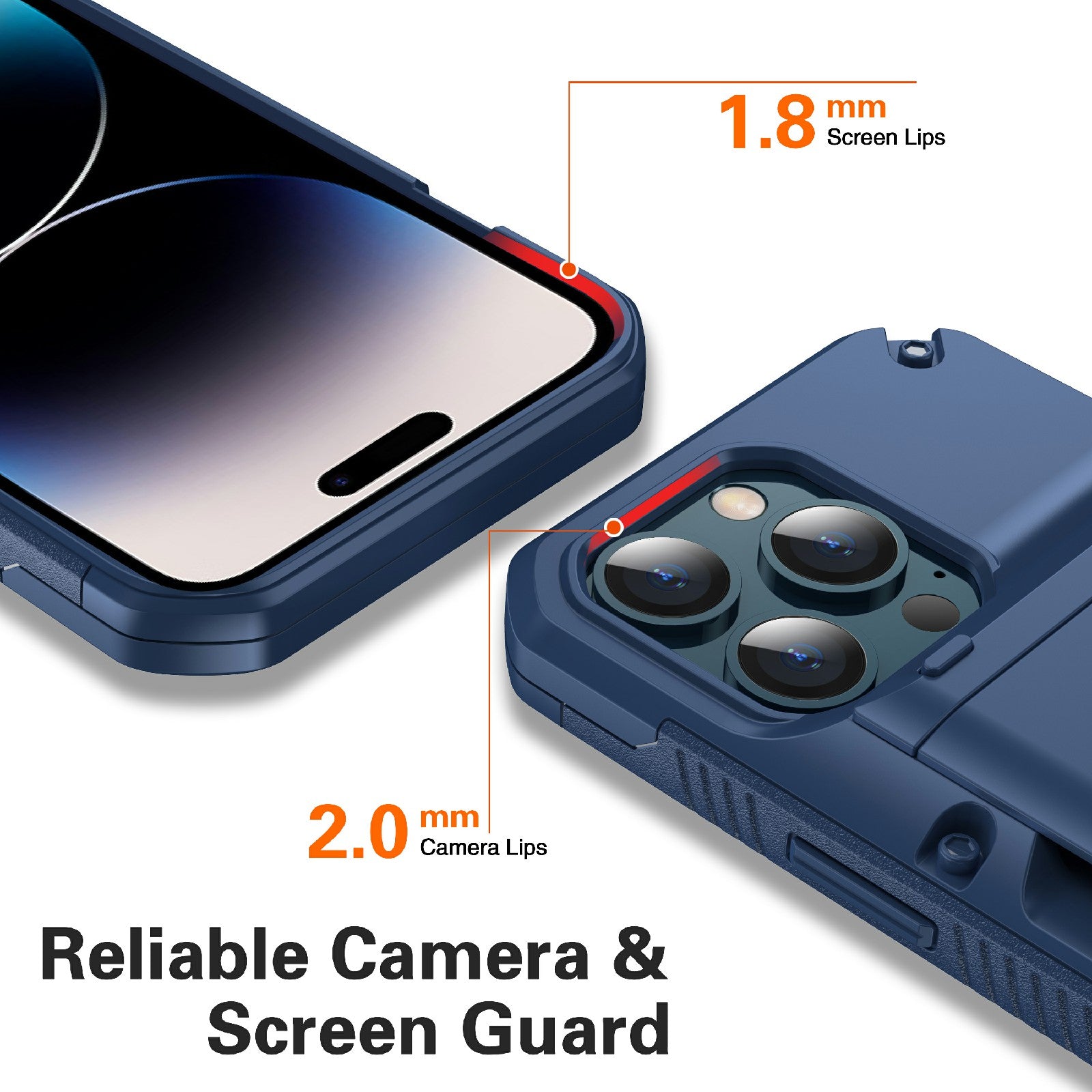 Pouzdro na telefon iPhone 14 Pro Max s držákem karty TPU PC proti pádu Pouzdro na telefon iPhone 14 Pro Max s držákem karty TPU PC proti pádu
